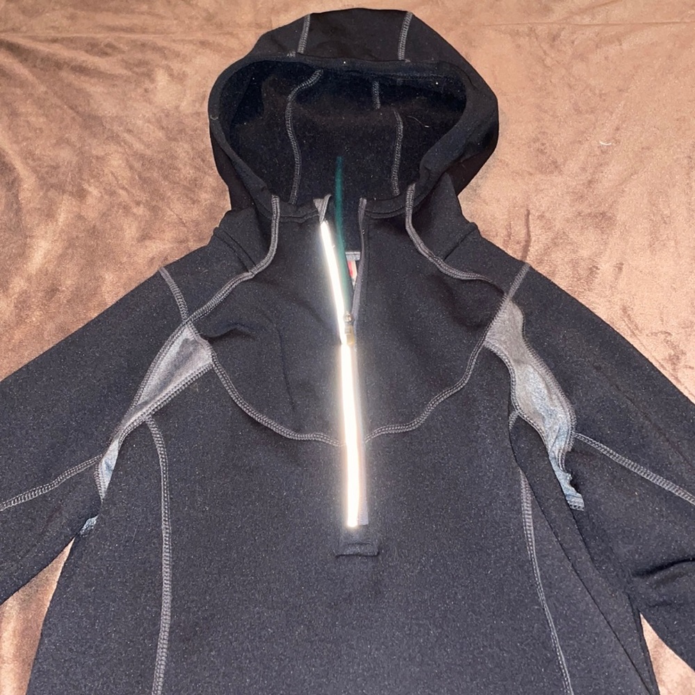 Black exercise jacket